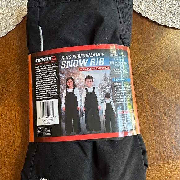 Gerry Kids Performance Snow Bib with adjustable suspenders -size 2T - snow pants - Picture 6 of 8